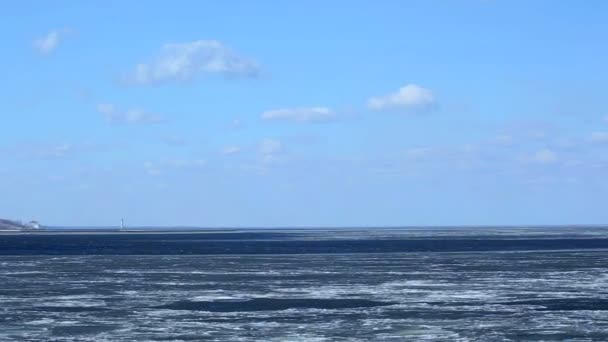 El mar congelado — Vídeo de stock