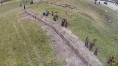 askeri sahne dönem 1943 yılı ww2 Ukrayna yeniden inşası. Hava scene5.