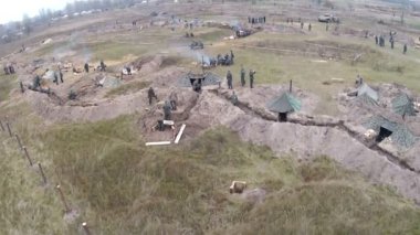 askeri sahne dönem 1943 yılı ww2 Ukrayna yeniden inşası. Hava sahne 8.