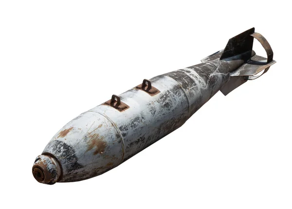 Russian military rocket bomb isolate on white background — Stock Photo, Image