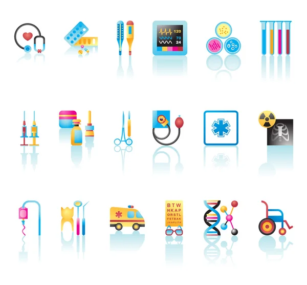 Medical Icons Set — Stock Vector