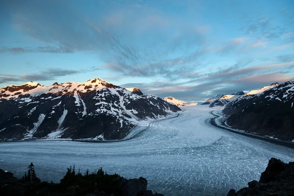 Glaciar del salmón Imagen de stock