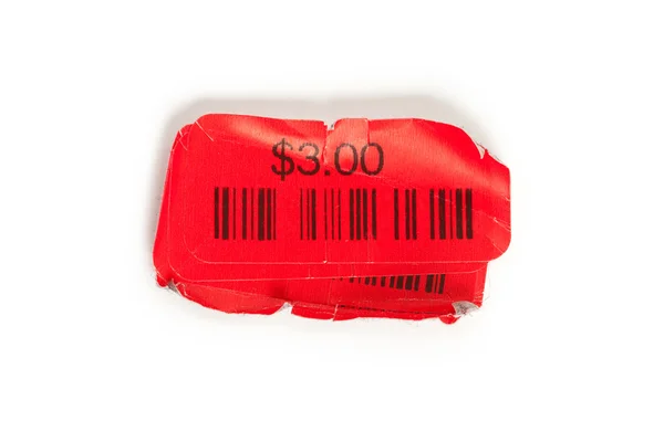 빨간 가격표piros ár cédula — Stock Fotó