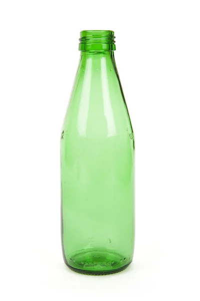 Зелені скляні пляшки — стокове фото