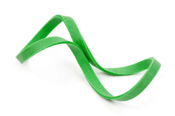 Groene rubber band — Stockfoto