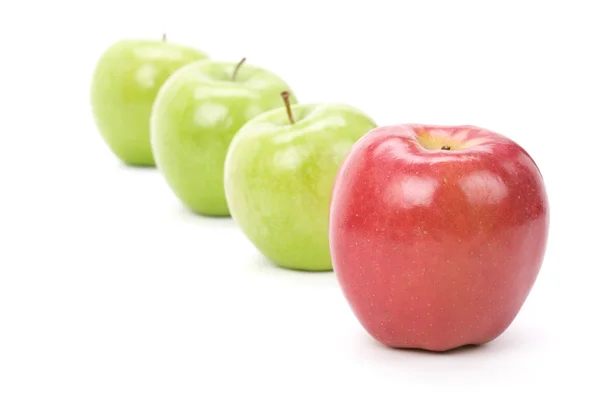 Green Apple red apple — Stock Photo, Image