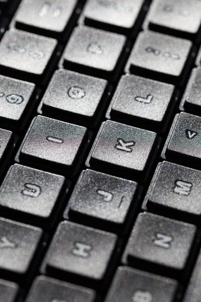 Teclado de ordenador negro — Foto de Stock