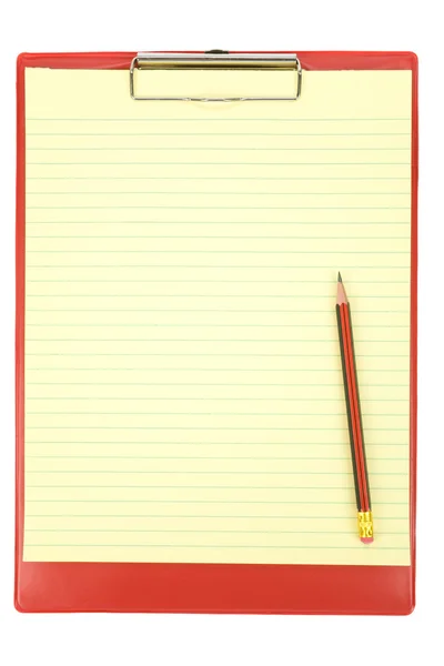 Red Clipboard — Stock Photo, Image