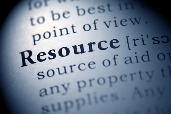 Resource — Stock Photo, Image