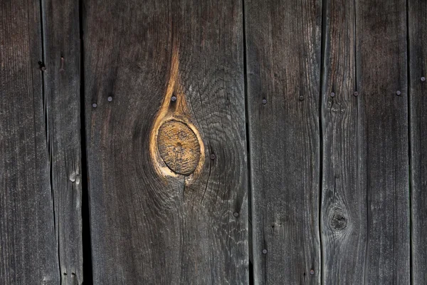 Weathered wood with knot — Stock Photo, Image