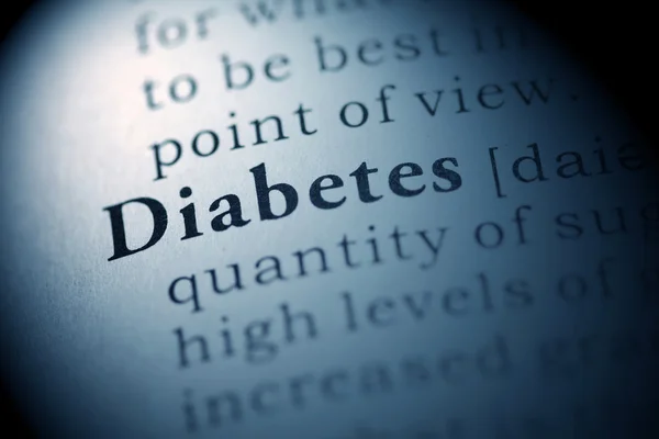 Цукровий діабет — стокове фото