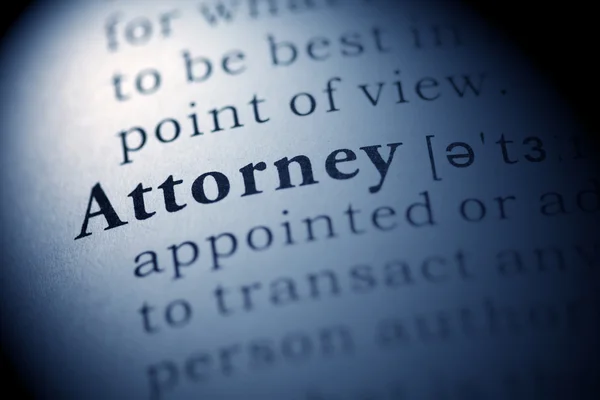 Attorney — Stock Photo, Image
