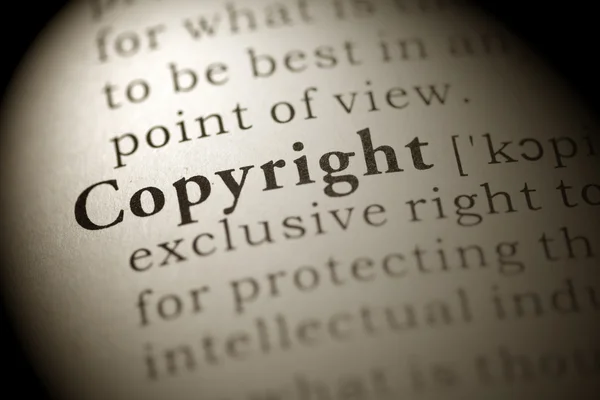 Copyright — Stockfoto