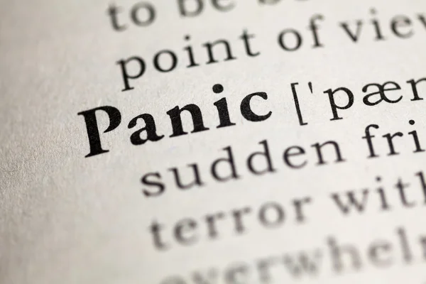 Panika. — Zdjęcie stockowe