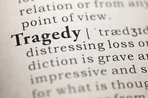 Tragedy — Stock Photo, Image