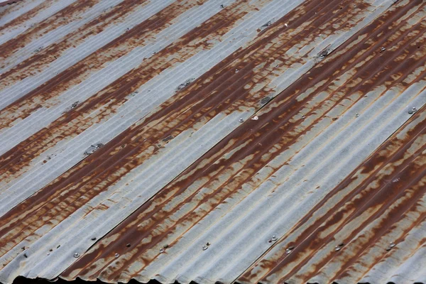 Rusty Corrugated Iron — Stock Photo, Image