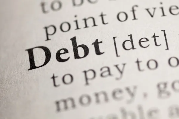 Dług — Zdjęcie stockowe