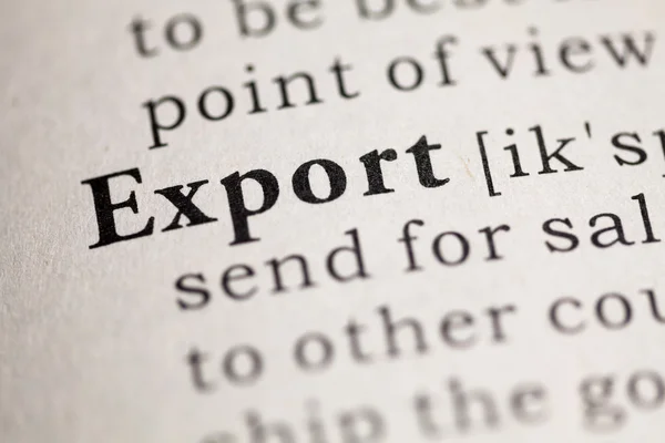 Экспорт — стоковое фото