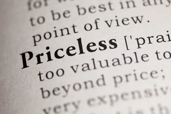 Priceless — Stock Photo, Image