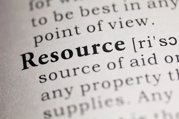 Resource — Stock Photo, Image