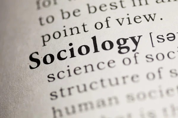 Sociologia — Fotografia de Stock