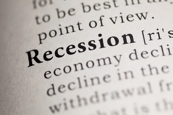 Recession — Stock Photo, Image