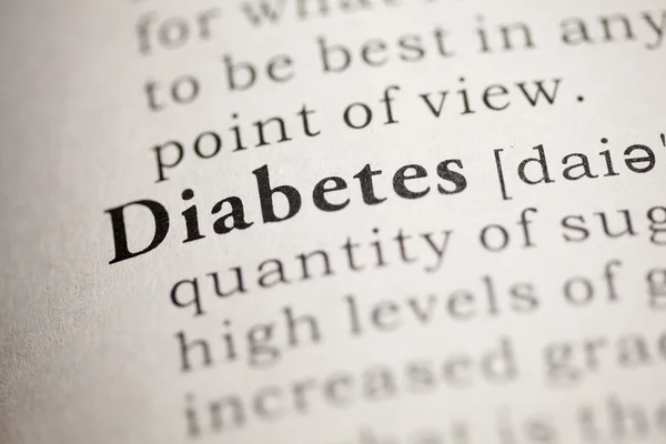 Diabetes — Stockfoto