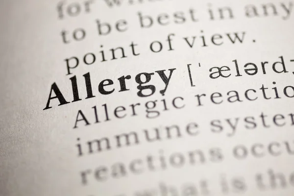 アレルギー — ストック写真