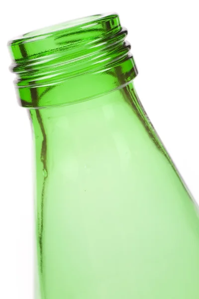 Zelená skleněná láhev — Stock fotografie