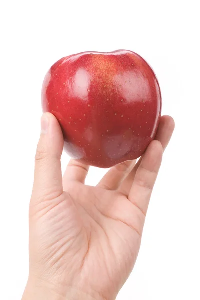 Rött äpple — Stockfoto