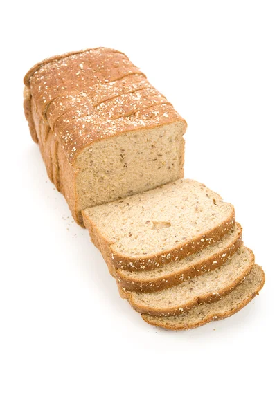 Gesneden bruin brood — Stockfoto