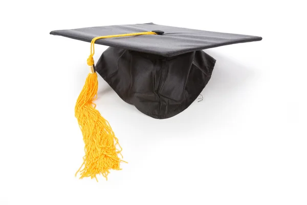 Mortarboard preto — Fotografia de Stock