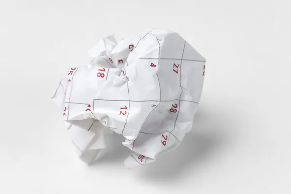 Calendario bola de papel — Foto de Stock