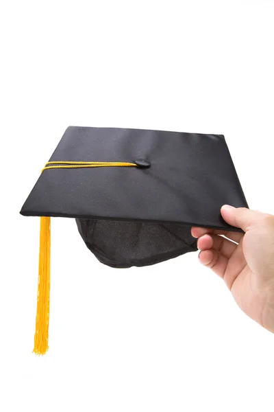 Mortarboard preto — Fotografia de Stock