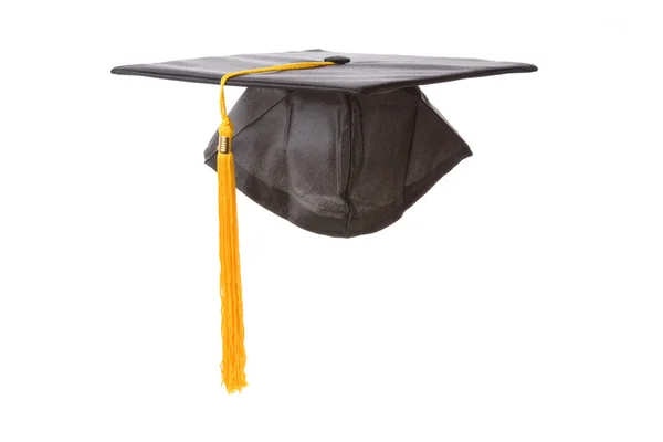 Mortarboard preto — Fotografia de Stock