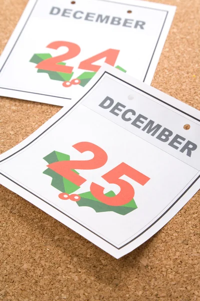 Calendar Day Christmas — Stock Photo, Image