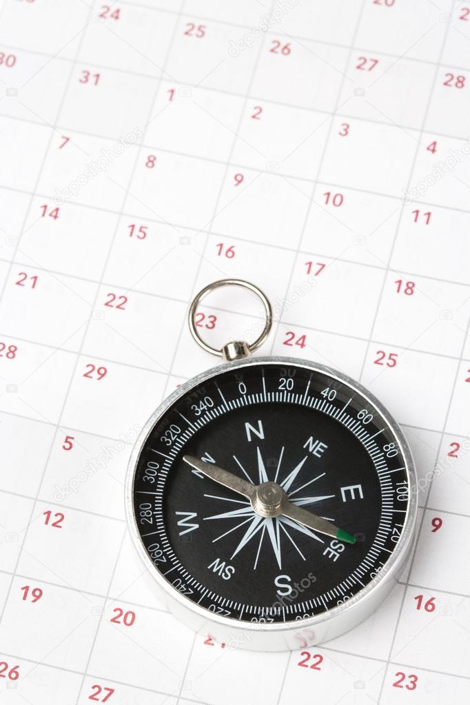 Calendar and compass