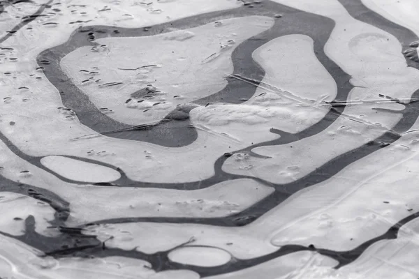 氷と空気の泡 — ストック写真