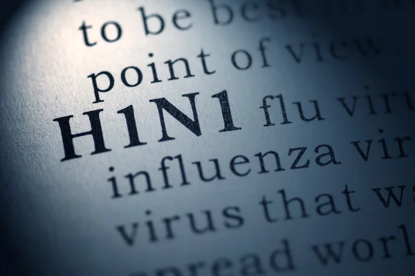 H1N1 influenza — Foto Stock