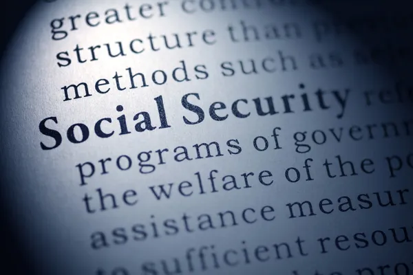 Zabezpieczenie społeczne — Zdjęcie stockowe