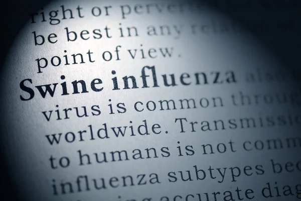 Swine influenza — Stock Photo, Image