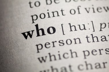 kelimesinin anlamını kim