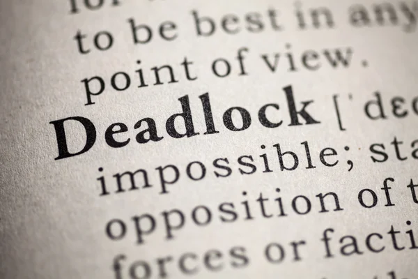 Deadlock. — Fotografia de Stock