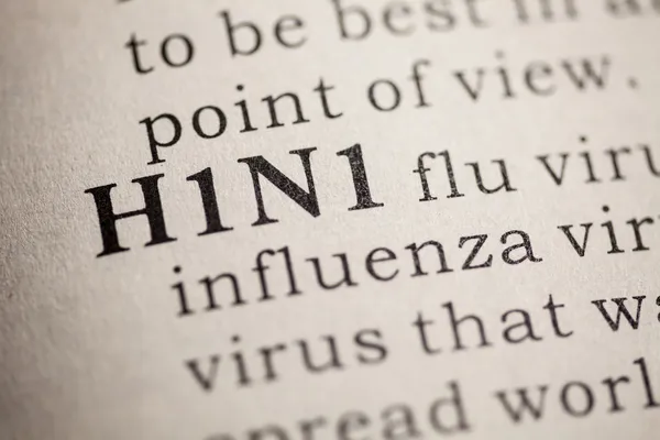 H1N1 influenza — Foto Stock