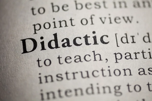 Didactic — Stock Photo, Image