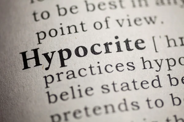 Hypocrite — Stock Photo, Image