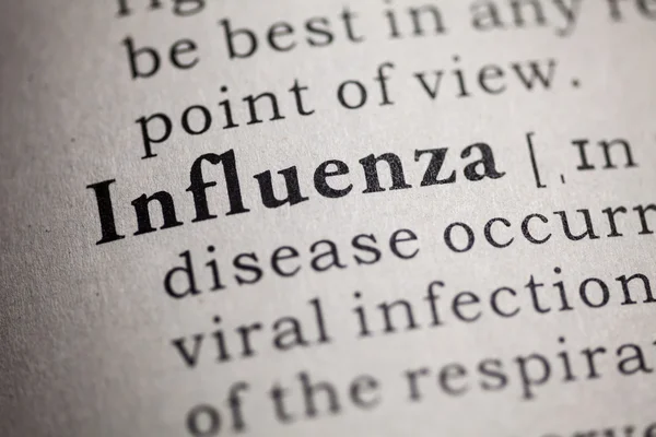 Influenza e influenza — Foto Stock