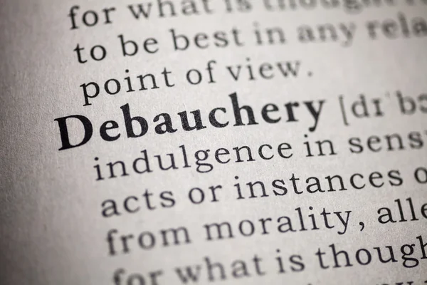 Debauchery — Stock Photo, Image