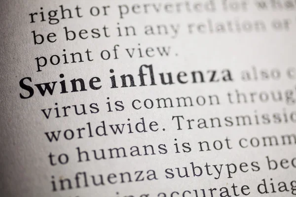Świńskiej grypy — Zdjęcie stockowe