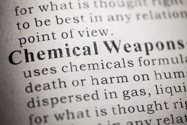 Chemical Weapons — Stock Photo, Image